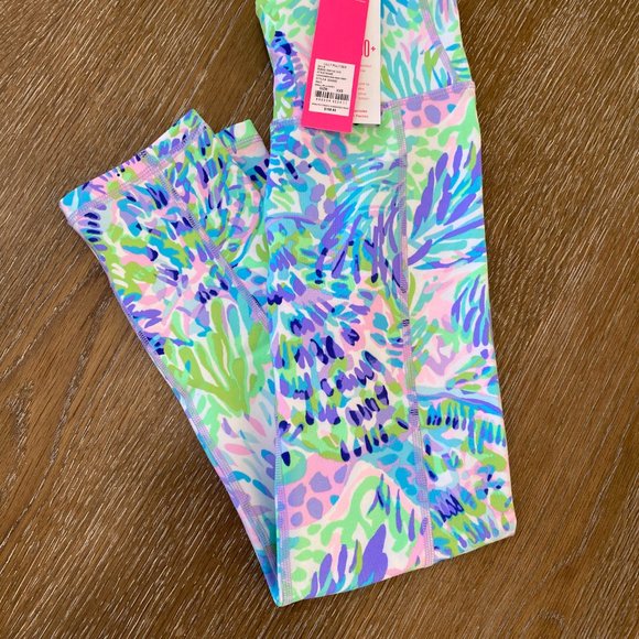 *SOLD!* NWT Lilly Pulitzer High Rise Leggings Weekender Leggings Crop Shell oF - Picture 5 of 12